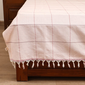 Handloom Cotton Double Bedsheet (90 x 90 in) 167