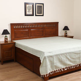 Handloom Cotton Double Bedsheet (90 x 90 in) 168