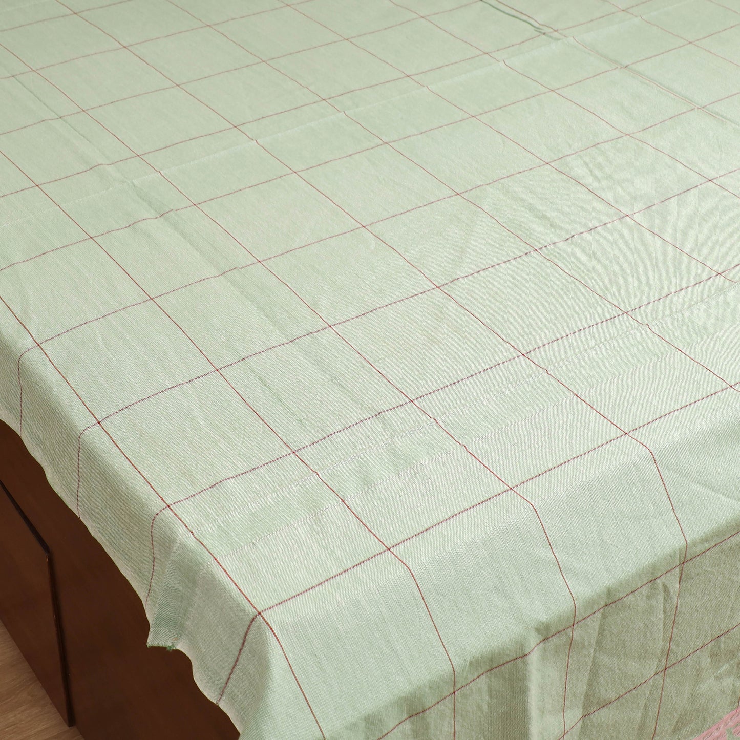 Handloom Cotton Double Bedsheet (90 x 90 in) 170