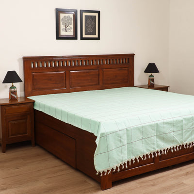 Handloom Cotton Double Bedsheet (90 x 90 in) 171