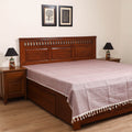 Handloom Cotton Double Bedsheet (90 x 90 in) 173