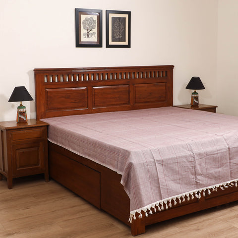 Handloom Cotton Double Bedsheet (90 x 90 in) 173