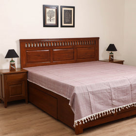 Handloom Cotton Double Bedsheet (90 x 90 in) 173