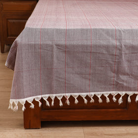 Handloom Cotton Double Bedsheet (90 x 90 in) 173