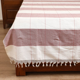 Handloom Cotton Double Bedsheet (90 x 90 in) 175