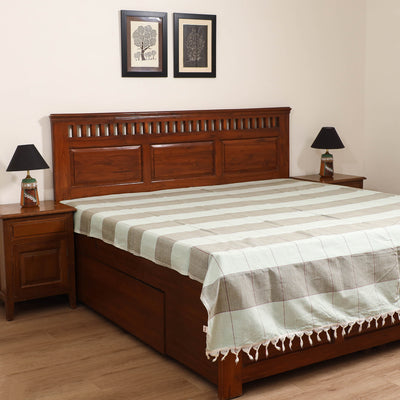 Handloom Cotton Double Bedsheet (90 x 90 in) 178