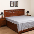 Handloom Cotton Double Bedsheet (90 x 90 in) 180