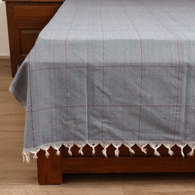 Handloom Cotton Double Bedsheet (90 x 90 in) 180