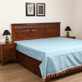 Handloom Cotton Double Bedsheet (90 x 90 in) 181