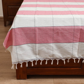 Handloom Cotton Single Bedsheet (90 x 60 in) 182
