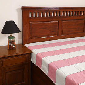 Handloom Cotton Single Bedsheet (90 x 60 in) 182