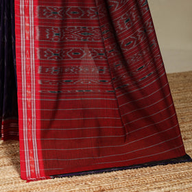 Purple - handloom cotton sambalpuri ikat saree 15