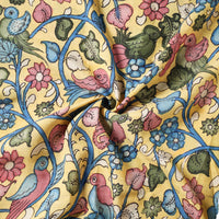 kalamkari handpainted fabric 