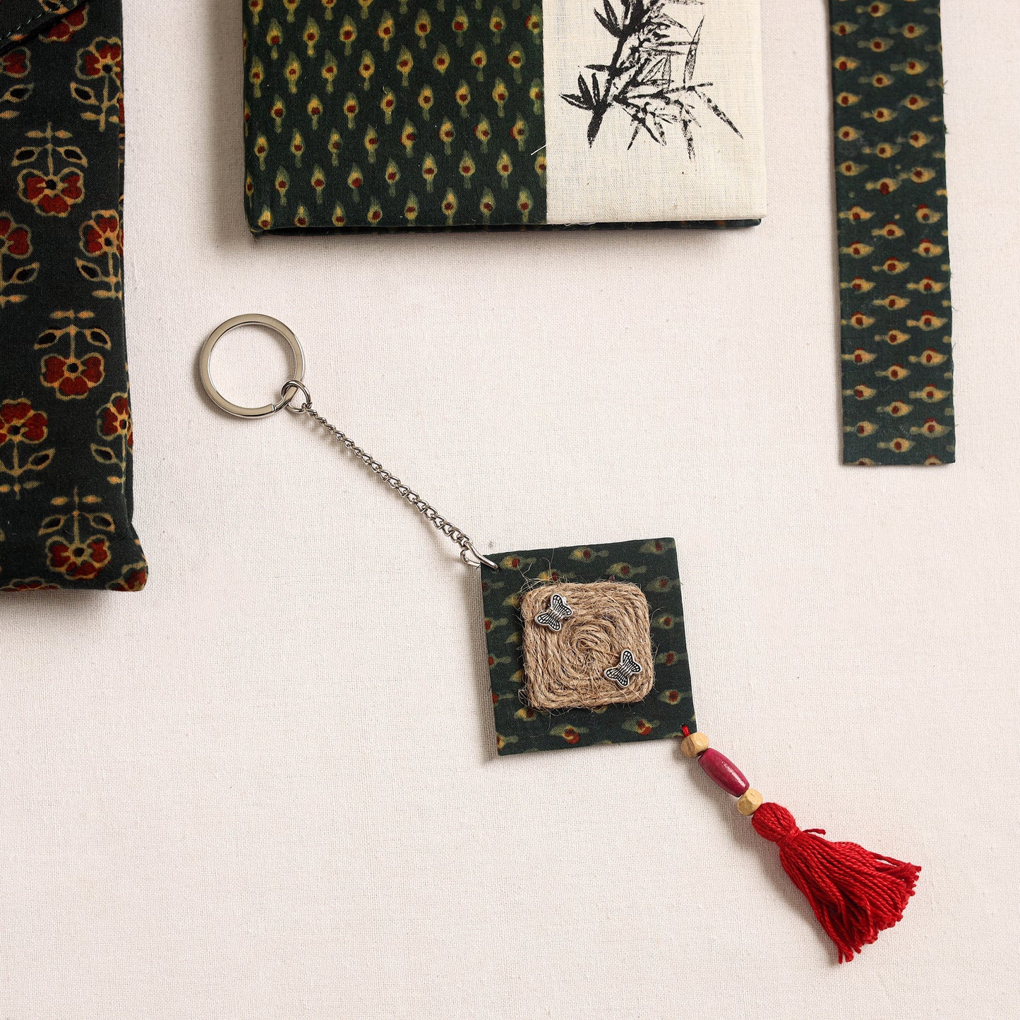 Handmade gift set with eco leaf 02 - handcrafted