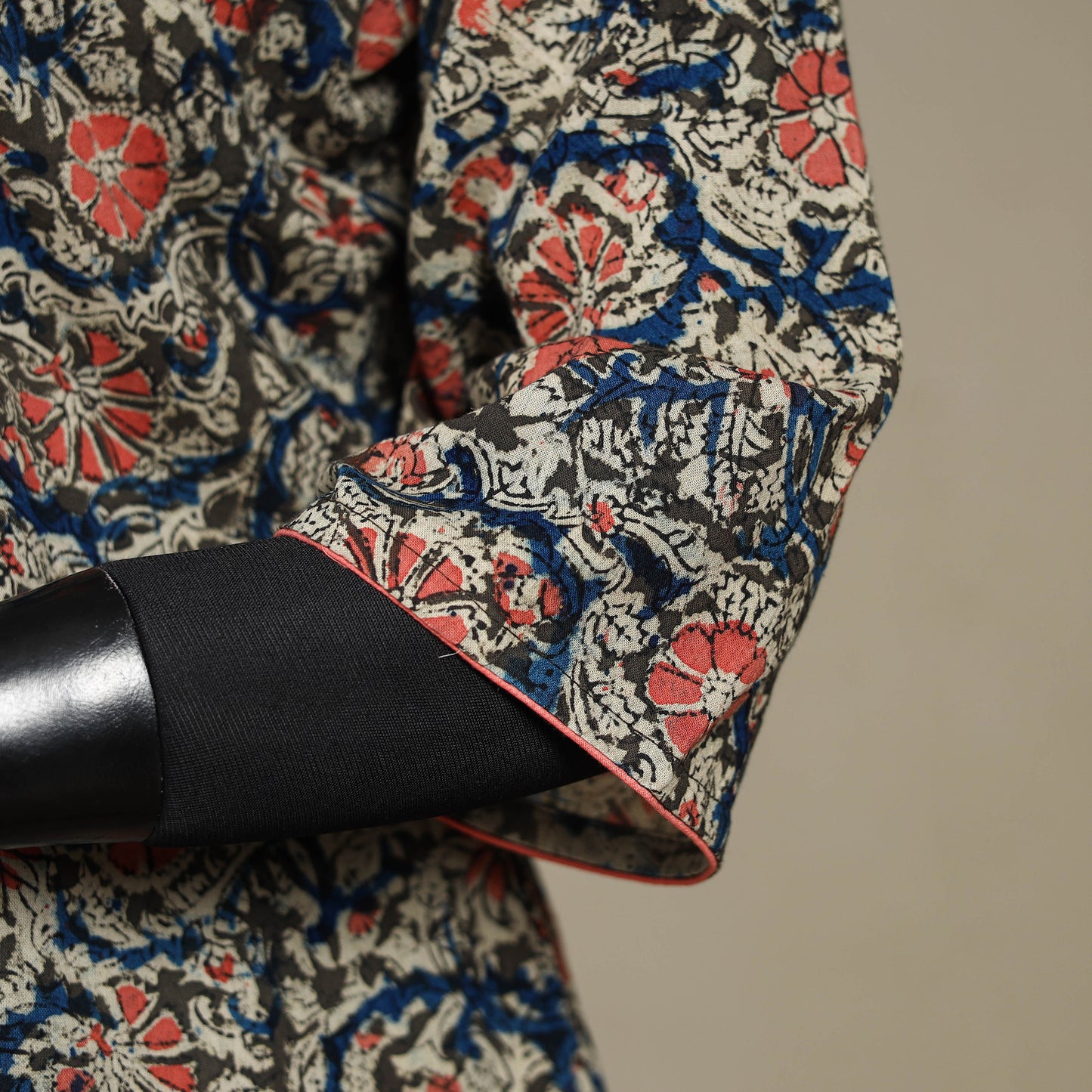 Multicolor - pedana natural dyed cotton short kalamkari