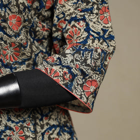 Multicolor - pedana natural dyed cotton short kalamkari