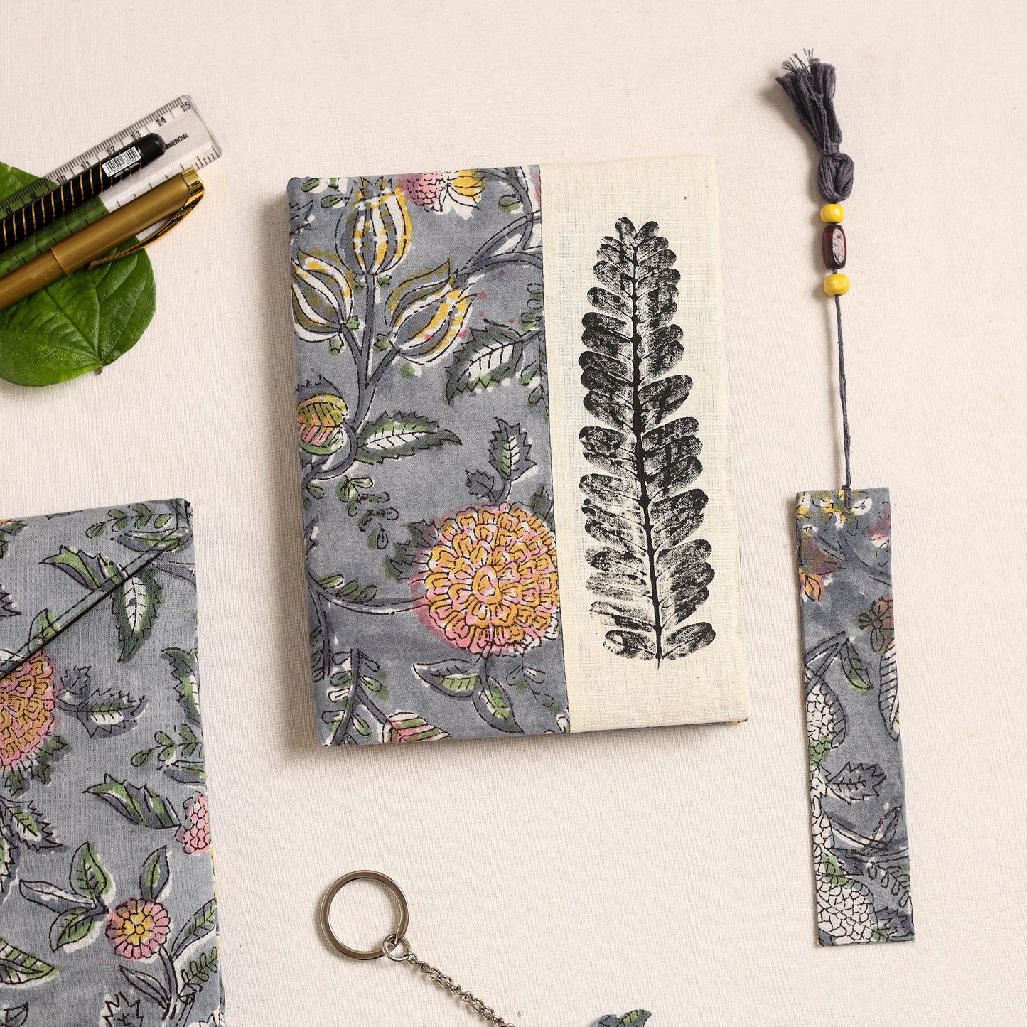 Handmade gift set with eco leaf 12 - handcrafted