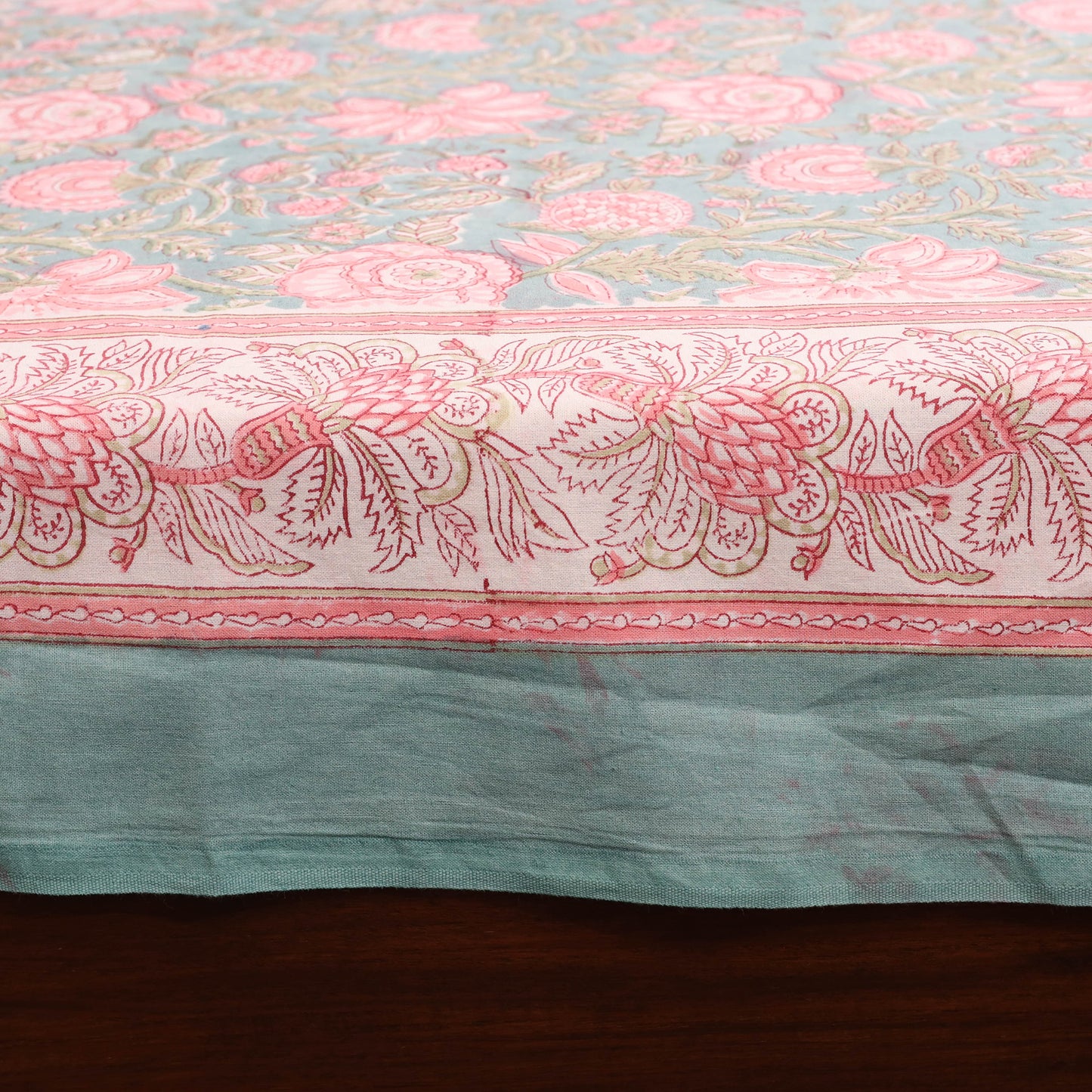 Cotton double sanganeri bed sheet set (108 x 90 in) 30