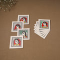 Madhubani Handpainted Wall Decor Cards (Set of 10) 02