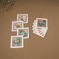 Multicolor - Madhubani Handpainted Wall Decor Cards (Set of 10) 08