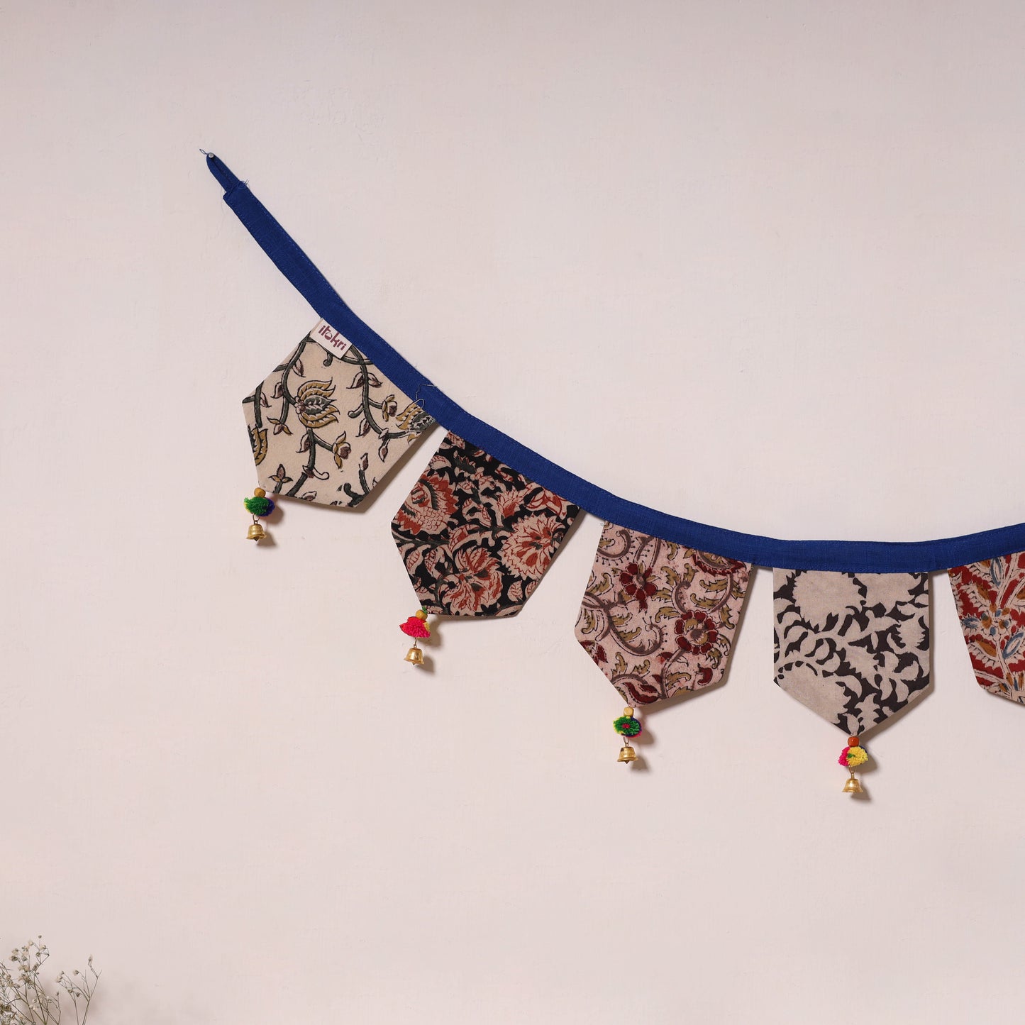 Multicolor - decorative handmade fabric toran 09