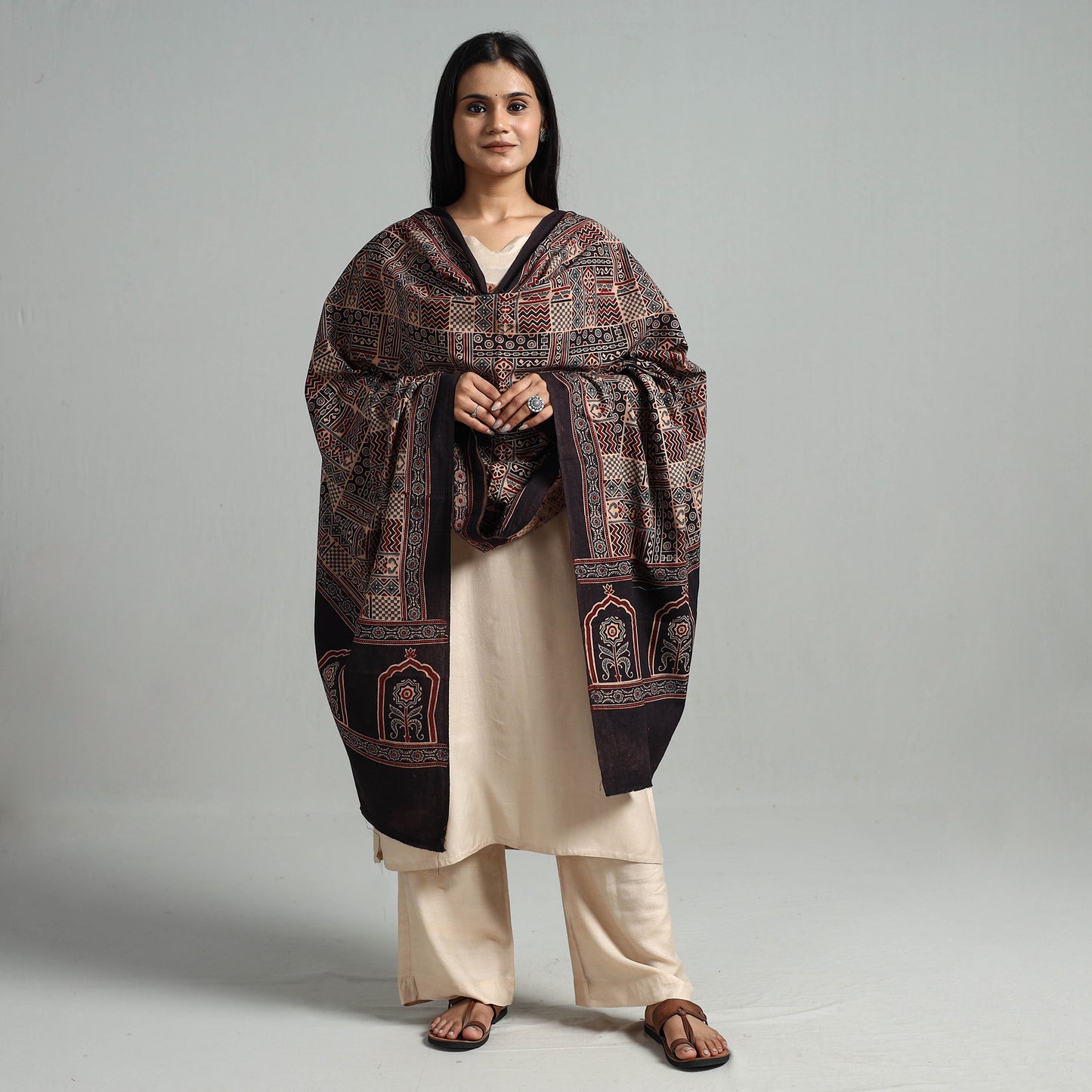 Ajrakh Dupatta