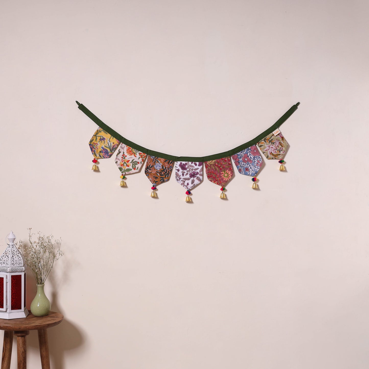 Multicolor - decorative handmade fabric toran 15