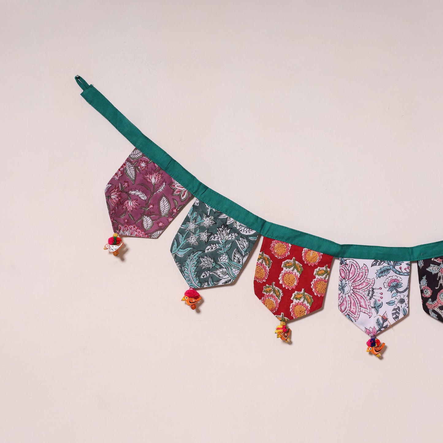 Multicolor - decorative handmade fabric toran 19