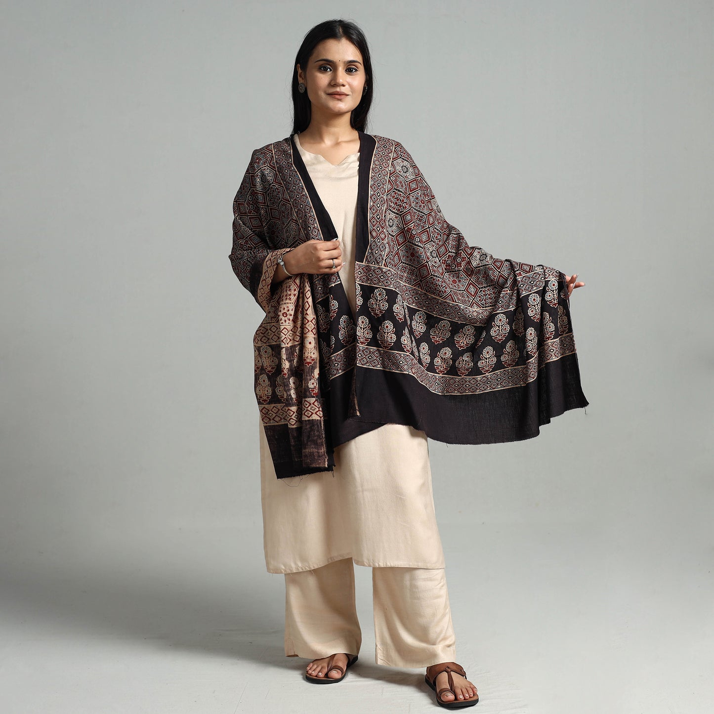 Ajrakh Dupatta