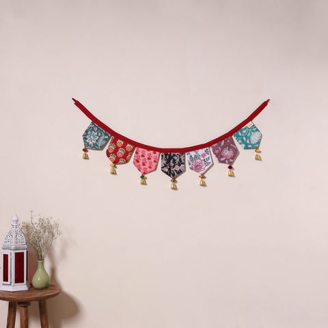 Multicolor - decorative handmade fabric toran 23