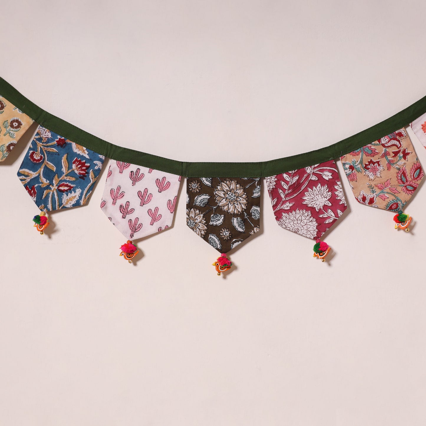 Multicolor - decorative handmade fabric toran 26