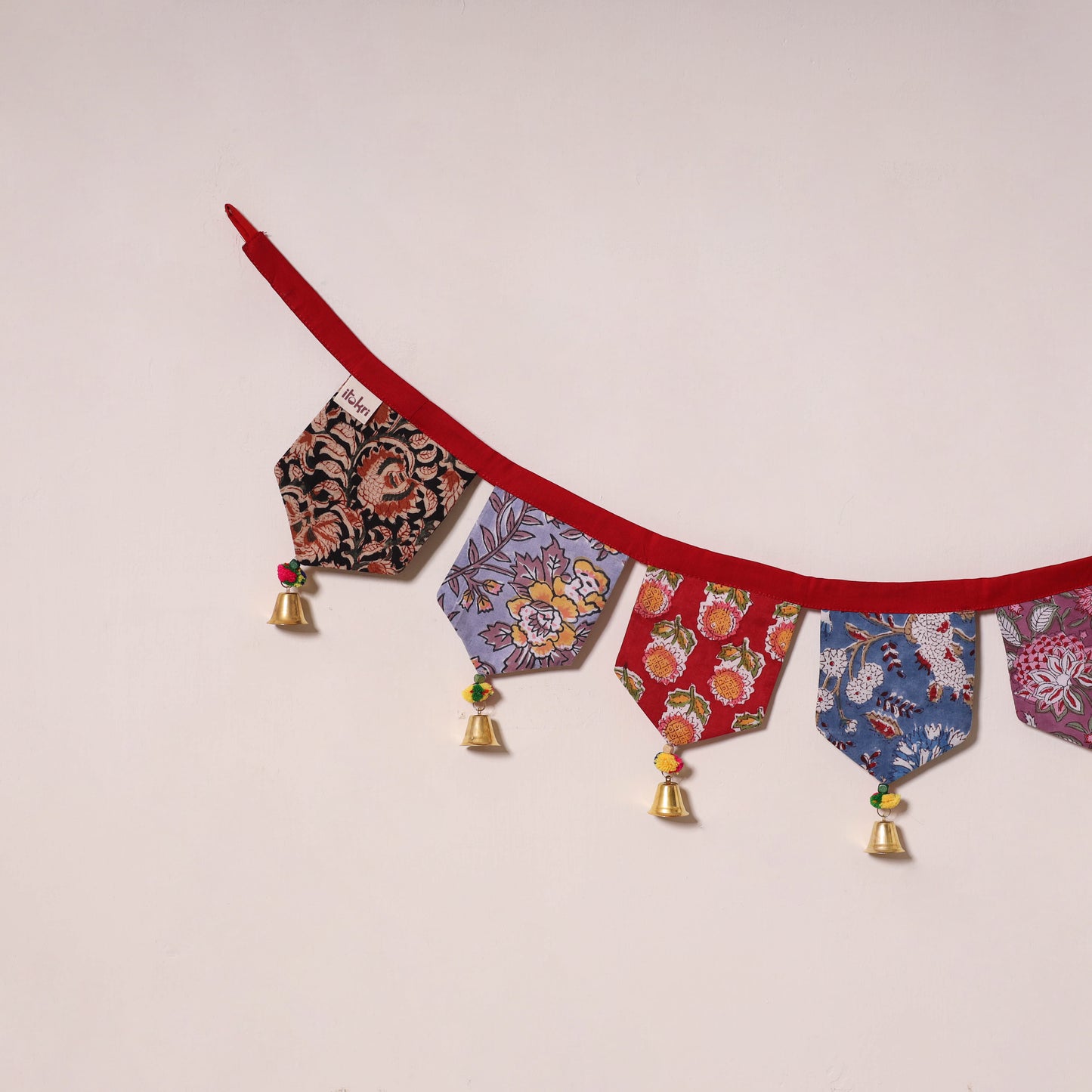 Multicolor - decorative handmade fabric toran 27