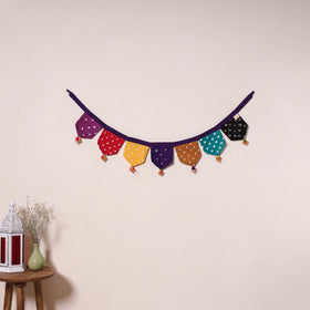Multicolor - decorative handmade fabric toran 32