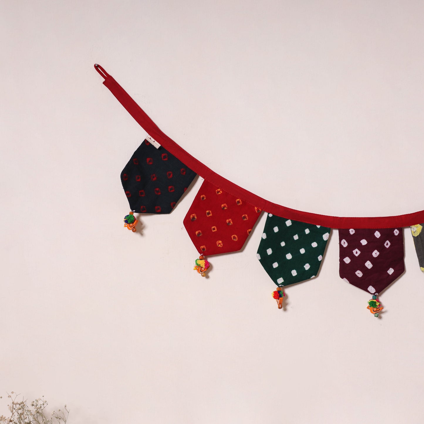 Multicolor - decorative handmade fabric toran 35