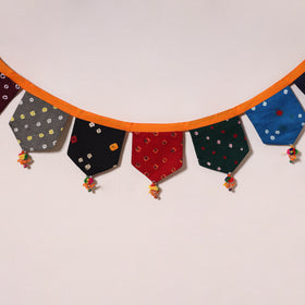 Multicolor - decorative handmade fabric toran 43