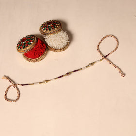  Handmade Thread Work Rakhi by Kala Raksha 