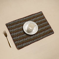 Multicolor - Hand Embroidered Floral Cotton Reversible Table Mat 72