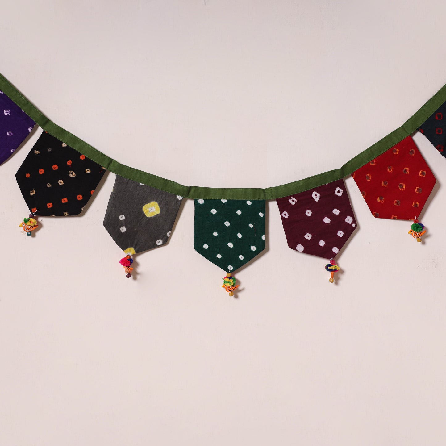 Multicolor - decorative handmade fabric toran 46