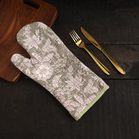 Sanganeri Print Quilted Cotton Oven Hand Glove 01