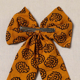 Orange - Handmade Women's Bow Hair Clip 84