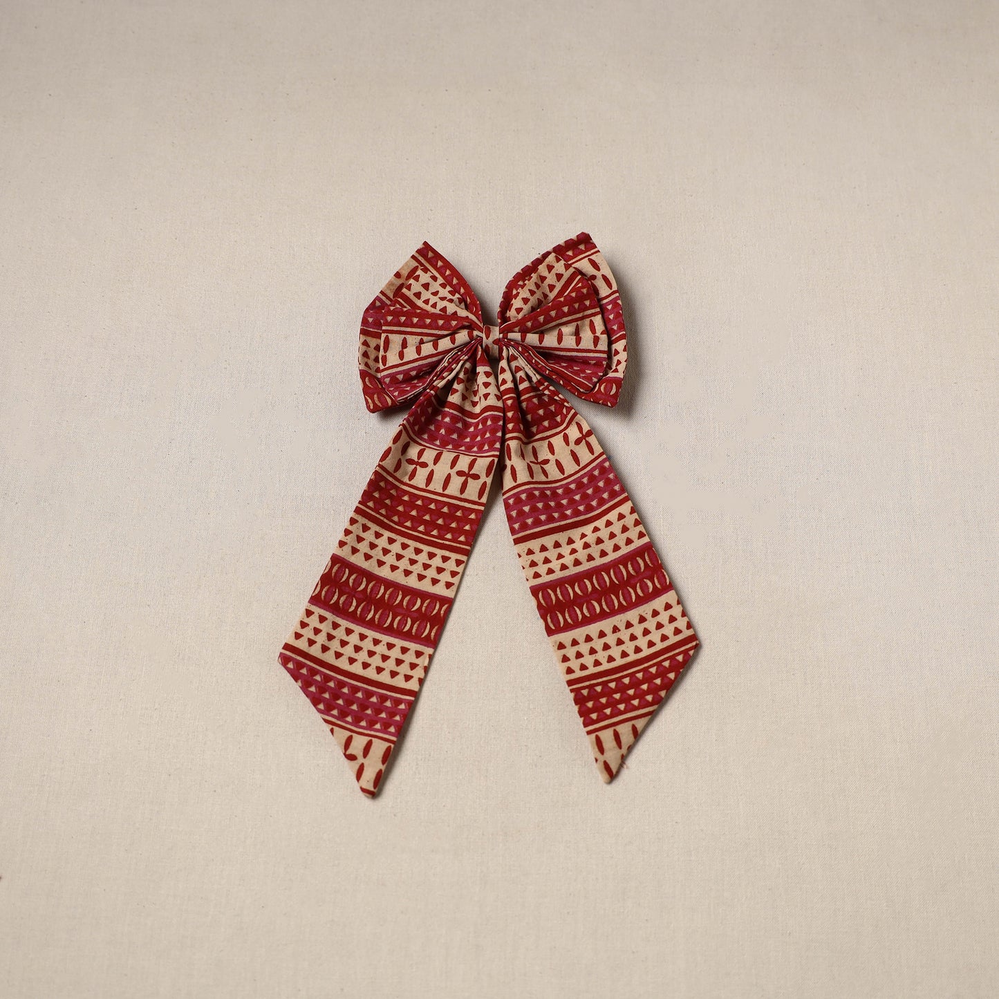 Red - Handmade Women's Bow Hair Clip 85