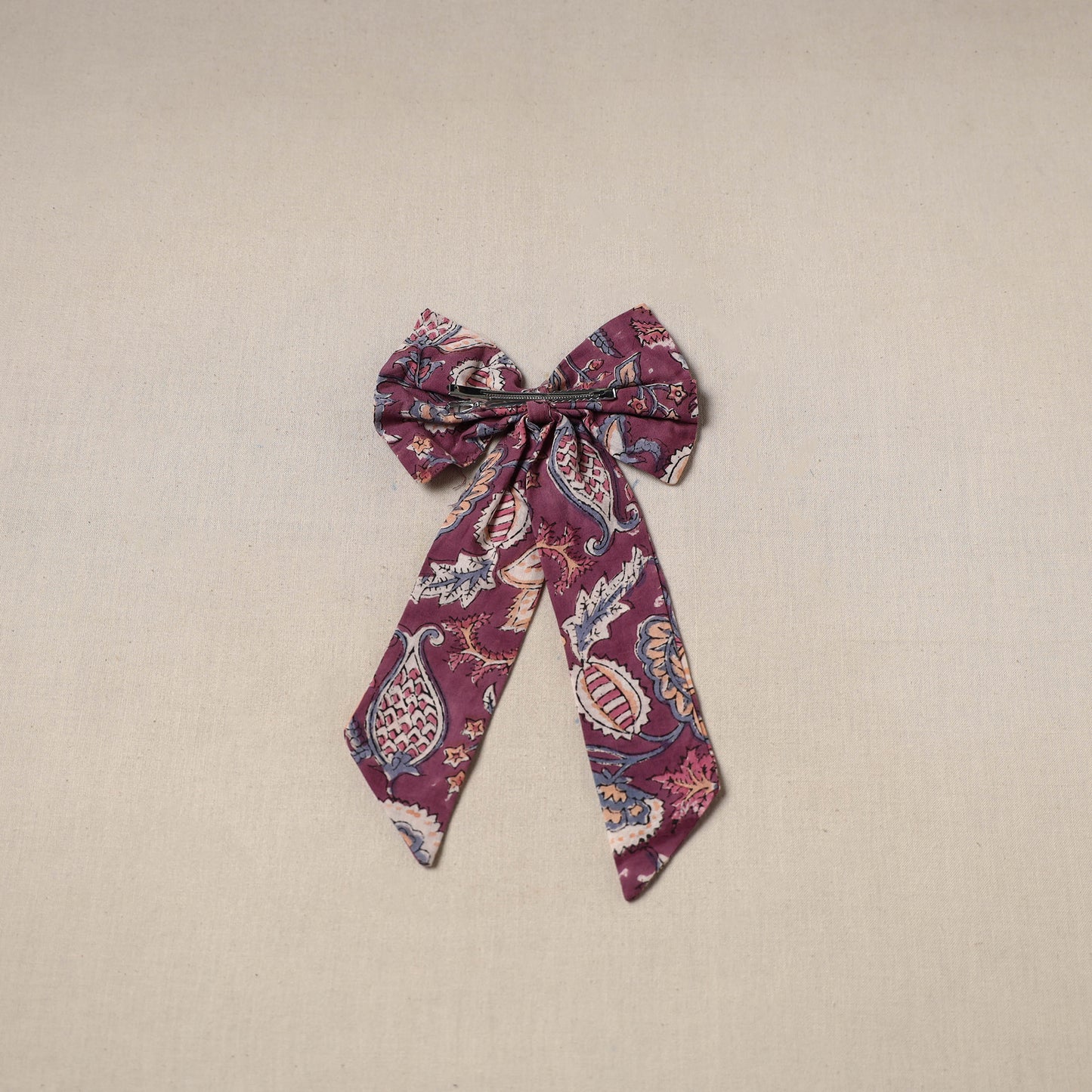 Purple - Handmade Women's Bow Hair Clip 86