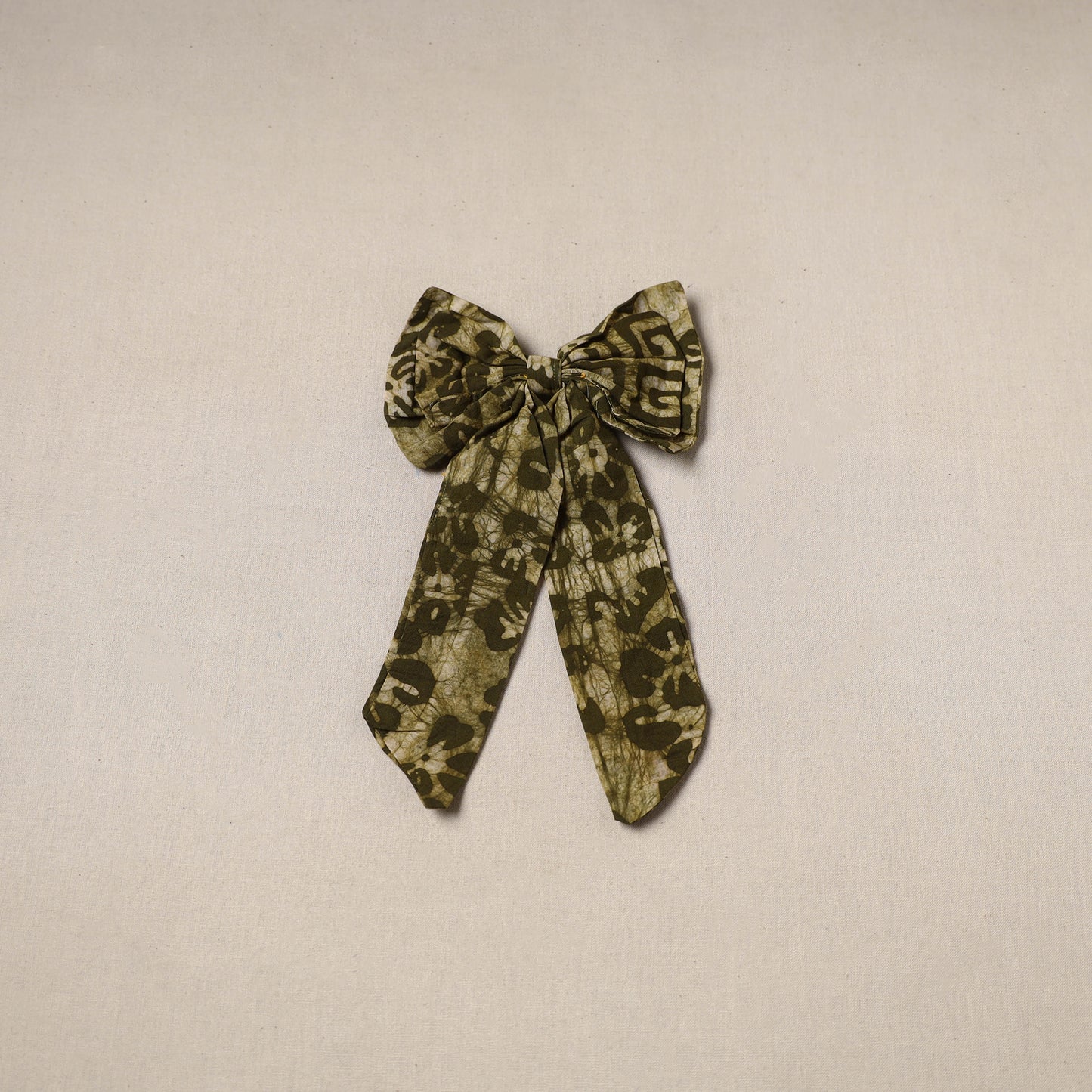 Green - Handmade Women's Bow Hair Clip 90