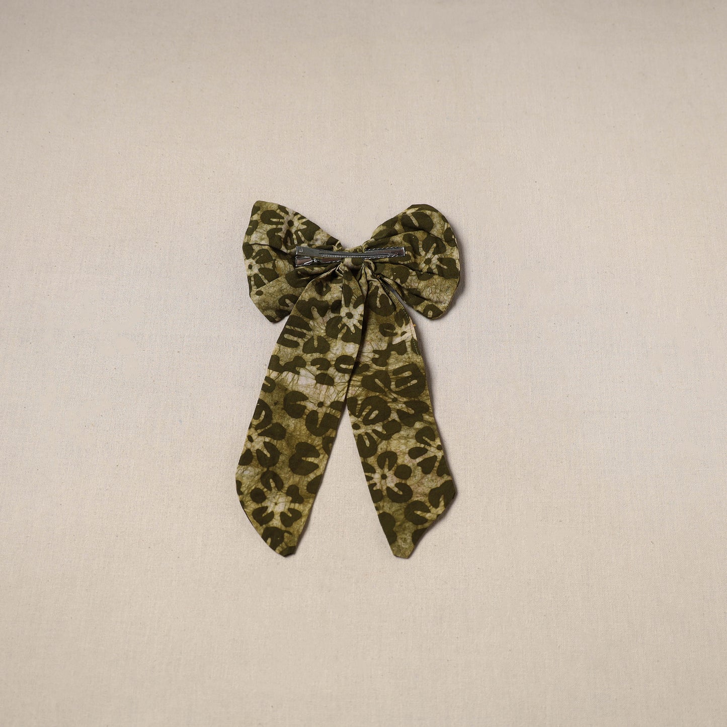 Green - Handmade Women's Bow Hair Clip 90