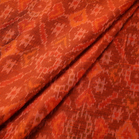 Handloom Raw Silk Pochampally Ikat Fabric 09