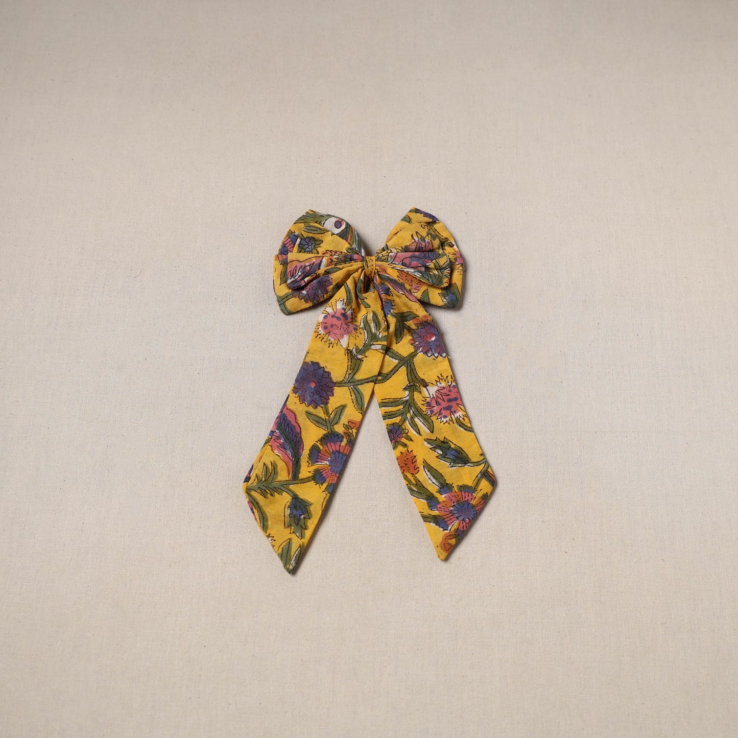 Yellow - Handmade Women's Bow Hair Clip 97