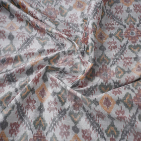 Handloom Raw Silk Pochampally Ikat Fabric 12