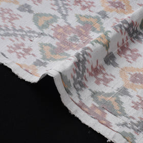 Handloom Raw Silk Pochampally Ikat Fabric 12
