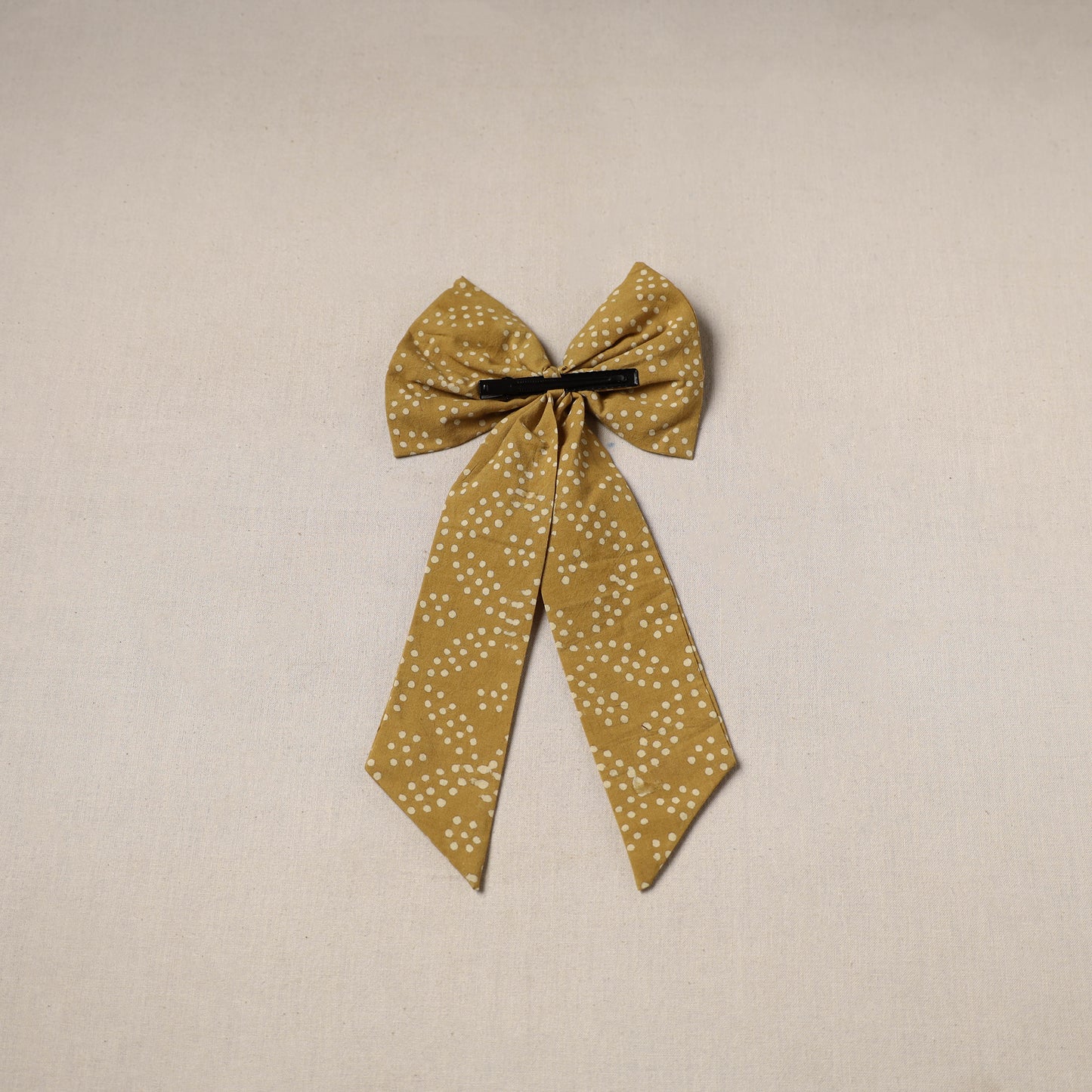Yellow - Handmade Women's Bow Hair Clip 100