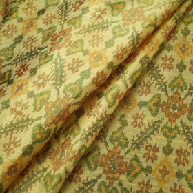 Handloom Raw Silk Pochampally Ikat Fabric 14